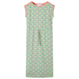 Vestido infantil verde mint viejo 128 D