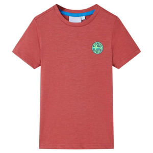 Camiseta de niños color pimentón 92 D