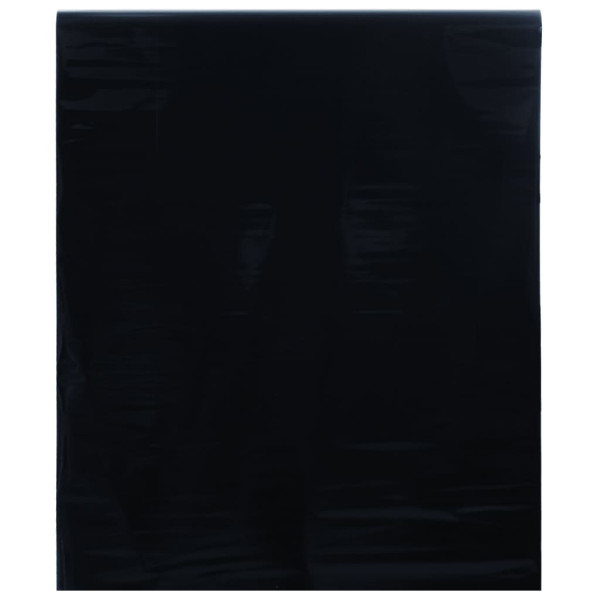 Janela manchada laminado preto PVC 45x1000 cm D