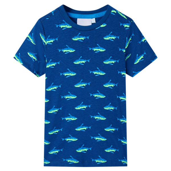 Camiseta infantil azul oscuro 140 D