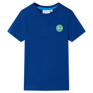 Camiseta de niños azul oscuro 116 D