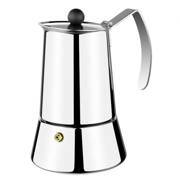 Cafetera Italiana Monix Eterna M630004 4 tazas acero inoxidable D