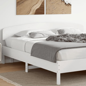 Cabeça de cama madeira maciça de pinho branco 200 cm D