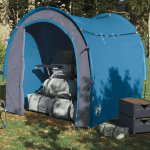 Tenda de armazenamento 185T tafetá azul 204x183x178 cm D