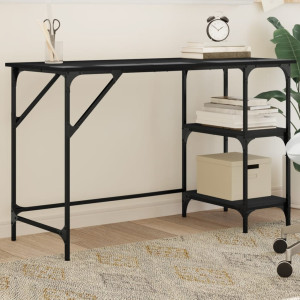 Metal Desk e Black Engineering Madeira 120x50x75 cm D