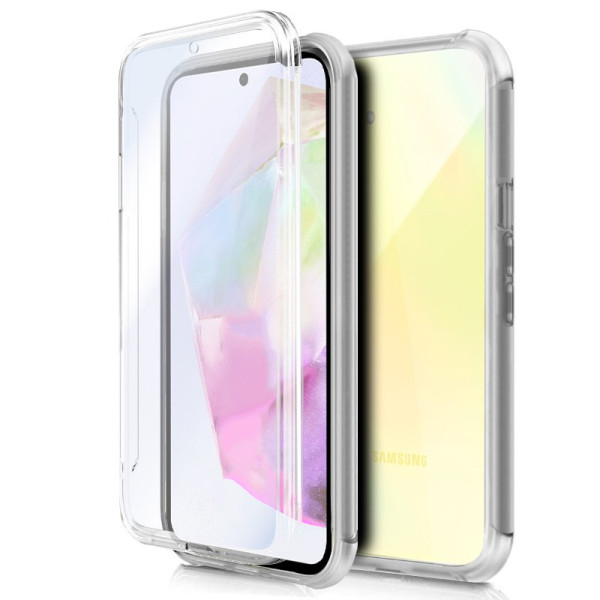 Funda COOL Silicona 3D para Samsung A356 Galaxy A35 5G (Transparente Frontal + Trasera) D