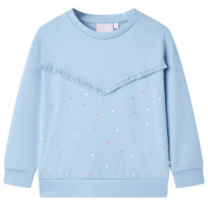 Sudadera infantil azul 128 D