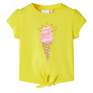 Camiseta infantil amarillo 140 D