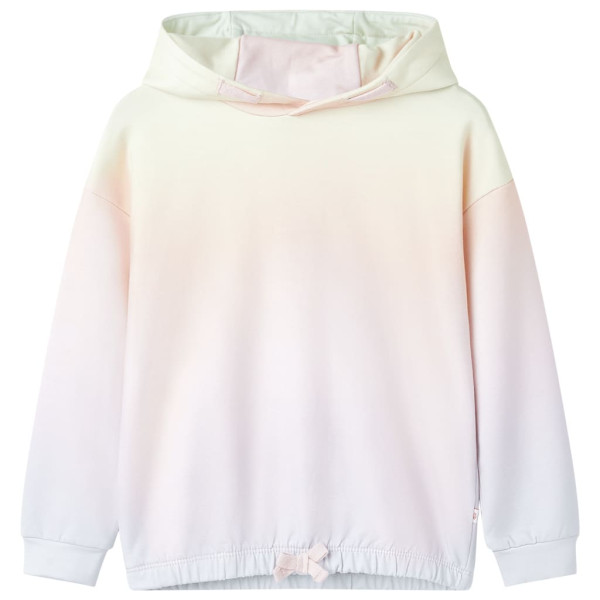 Sudadera infantil con capucha blanco estrellado 128 D