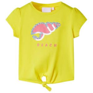 Camiseta infantil amarillo 116 D