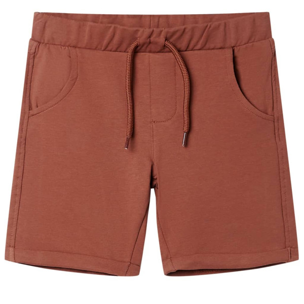 Shorts infantis com cabo marrom 128 D