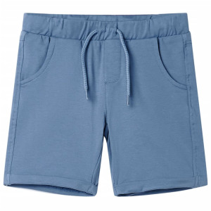 Pantalones cortos infantiles con cordón azul oscuro 140 D