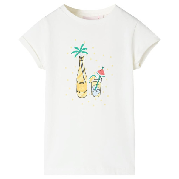 Camiseta infantil color crudo 140 D