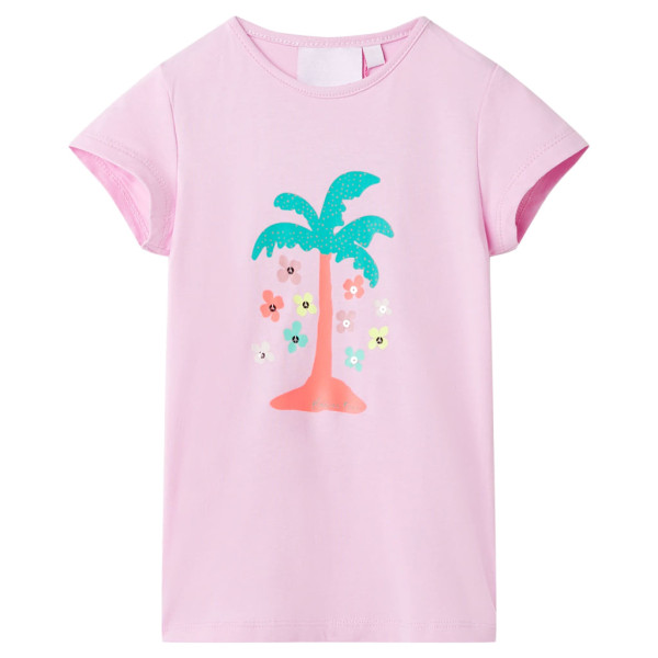 Camiseta infantil color lila 140 D