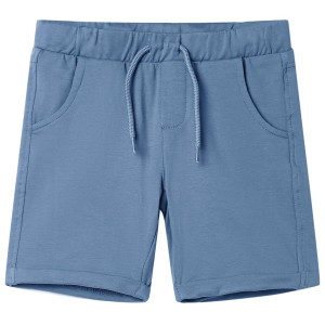 Pantalones cortos infantiles con cordón azul oscuro 128 D