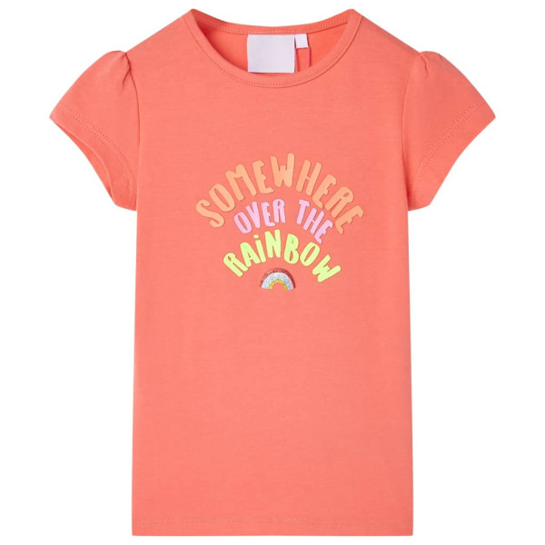 Camiseta infantil color coral 92 D