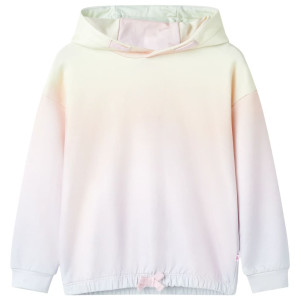 Camisola infantil com capuz branco estrela 92 D