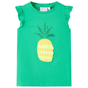 Camiseta infantil verde 92 D