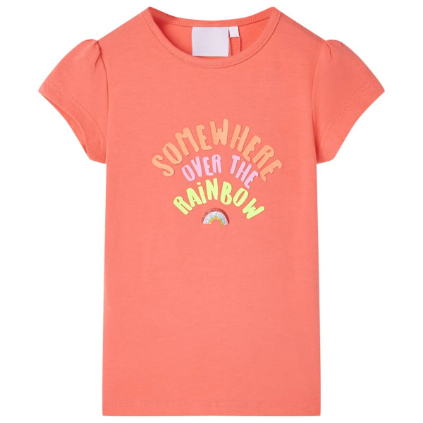 Coral de t-shirt infantil 116 D