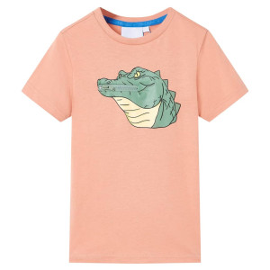 Camiseta infantil naranja claro 92 D