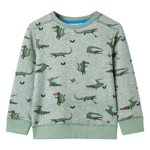 Sudadera infantil caqui claro mélange 104 D