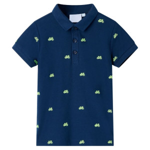 Polo infantil azul marino 128 D