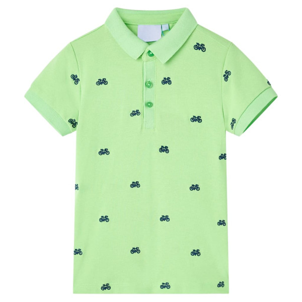 Polo infantil verde neón 104 D