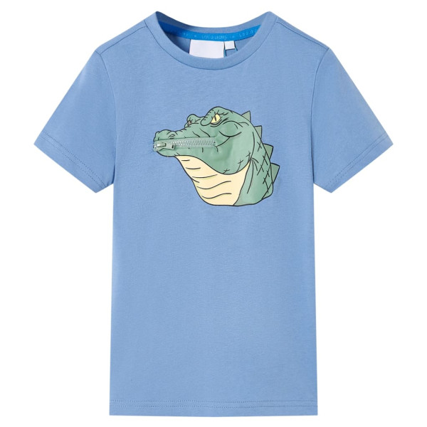 T-shirt infantil azul médio 104 D