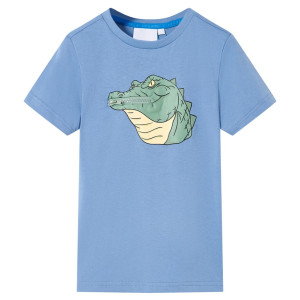 Camiseta infantil azul medio 128 D