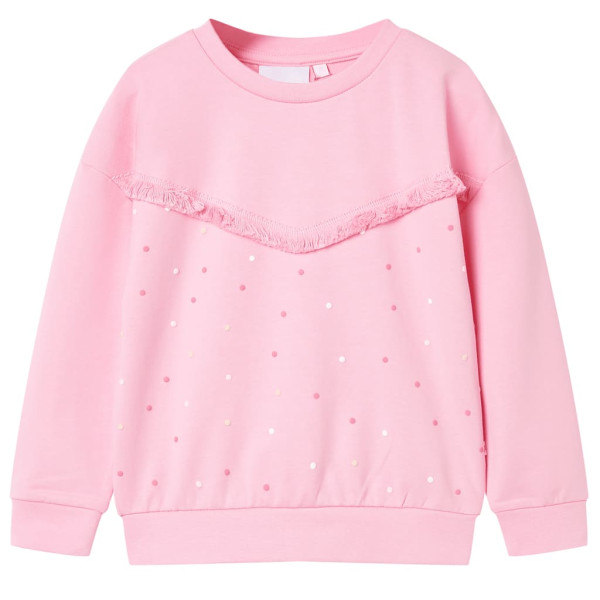 Sudadera infantil rosa 128 D