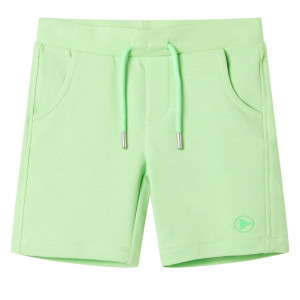 Pantalón corto infantil verde flúor 104 D