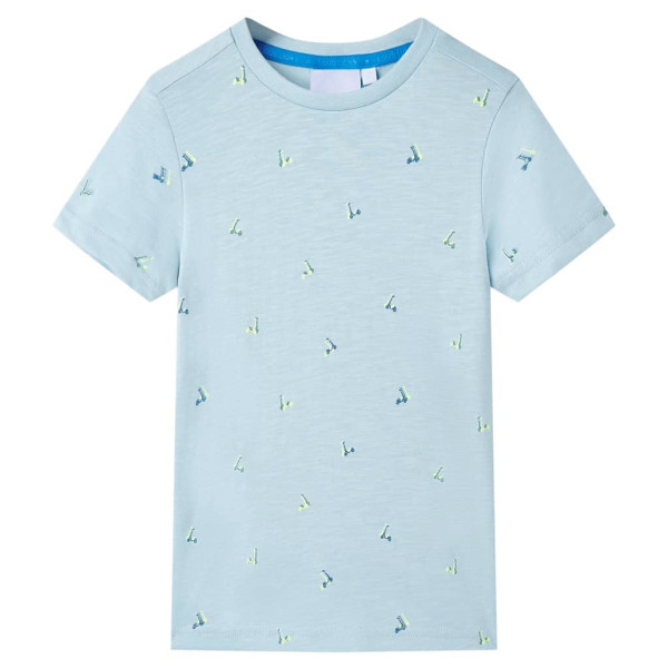 Camiseta infantil azul claro 92 D