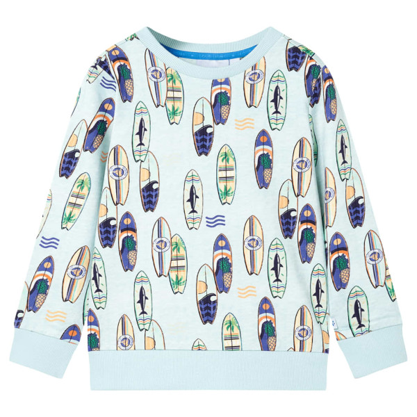 Sudadera infantil azul suave mélange 92 D