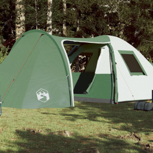 Tenda para 6 pessoas Tafetán 185T verde 466x342x200 cm D