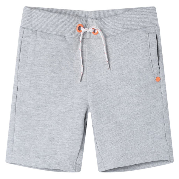 Pantalón corto infantil con cordón gris 104 D