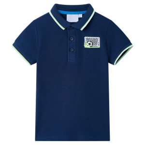 Polo infantil azul oscuro 116 D