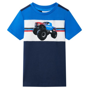 Camiseta marinha azul e azul 92 D