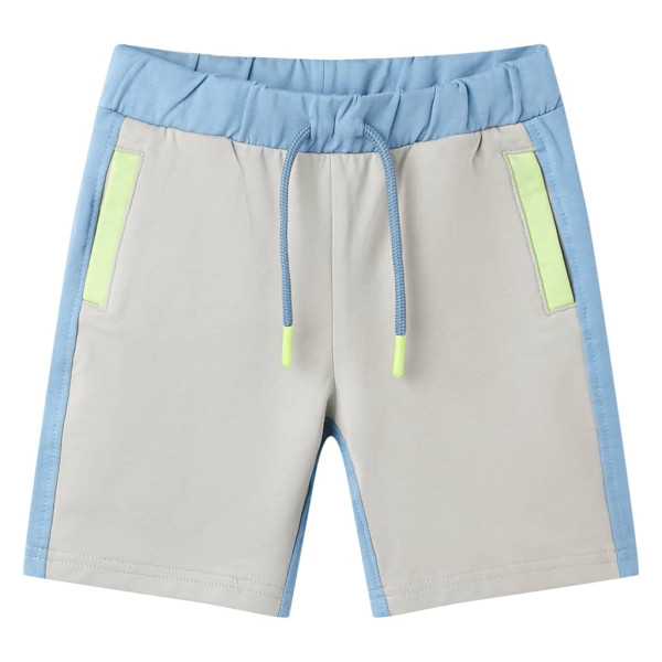 Pantalón corto infantil con cordón azul 116 D