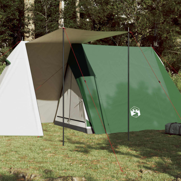 Tenda para 3 pessoas Tafetán 185T verde 465x220x170 cm D