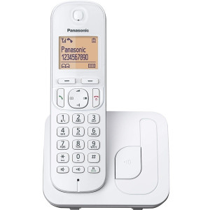 Teléfono Inalámbrico Panasonic KXTGC210SPW blanco D
