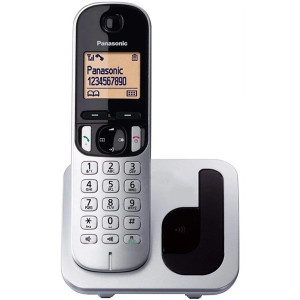 Telefone sem fio Panasonic KX-TGC210SP cinza D