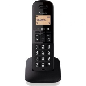Telefone sem fio Panasonic KX-TGB610SPW preto e branco D