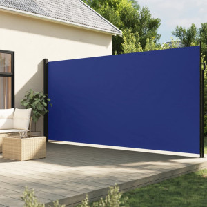 Toldo lateral retráctil azul 220x300 cm D