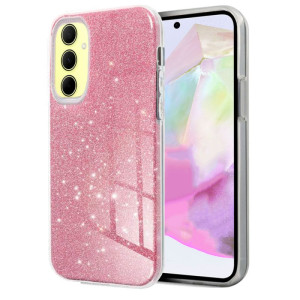 Carcaça COOL para Samsung A356 Galaxy A35 5G Glitter Rosa D