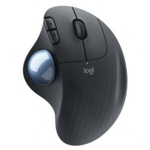 Ratón Trackball Inalámbrico por Bluetooth Logitech ERGO M575 negro D