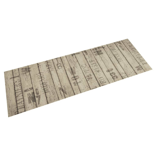 Alfombra de cocina lavable terciopelo estampado valla 60x180 cm D