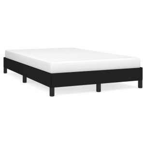 Estructura de cama tela negro 120x190 cm D