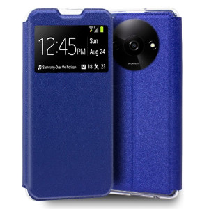 Funda COOL Flip Cover para Xiaomi Redmi A3 Liso Azul D