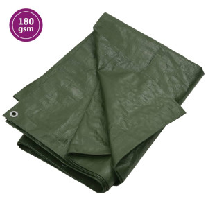 Lona PEAD verde 180 g/m² 8x12 m D