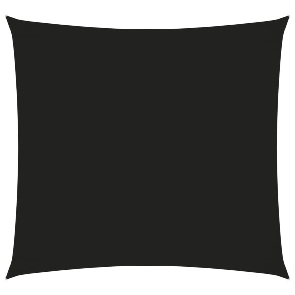 Toldo de vela quadrado de tecido preto Oxford 2x2 m D